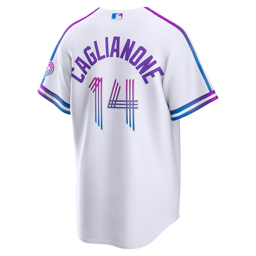 Kansas City Royals Jac Caglianone 2026 City Connect Stadium Jersey — White