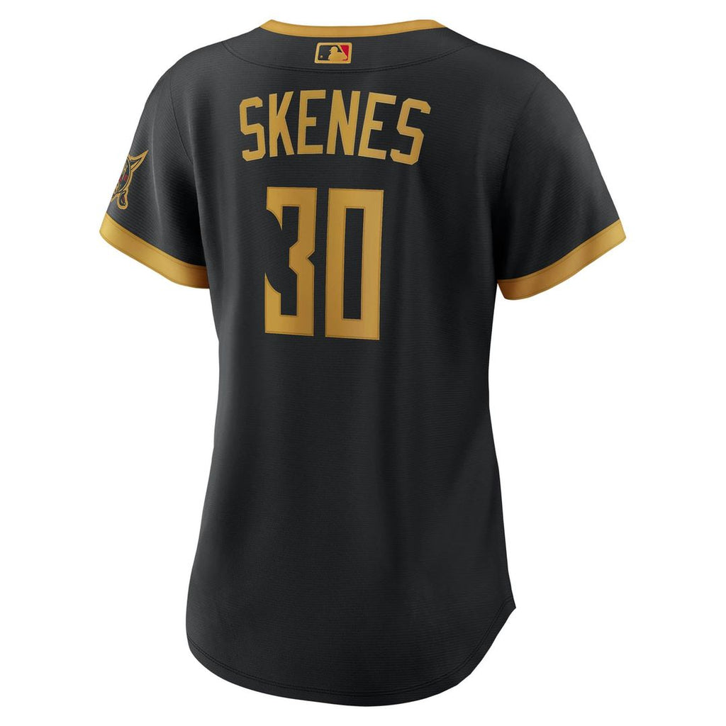 Pittsburgh Pirates Paul Skenes Women's 2026 City Connect Stadium Jersey — Black