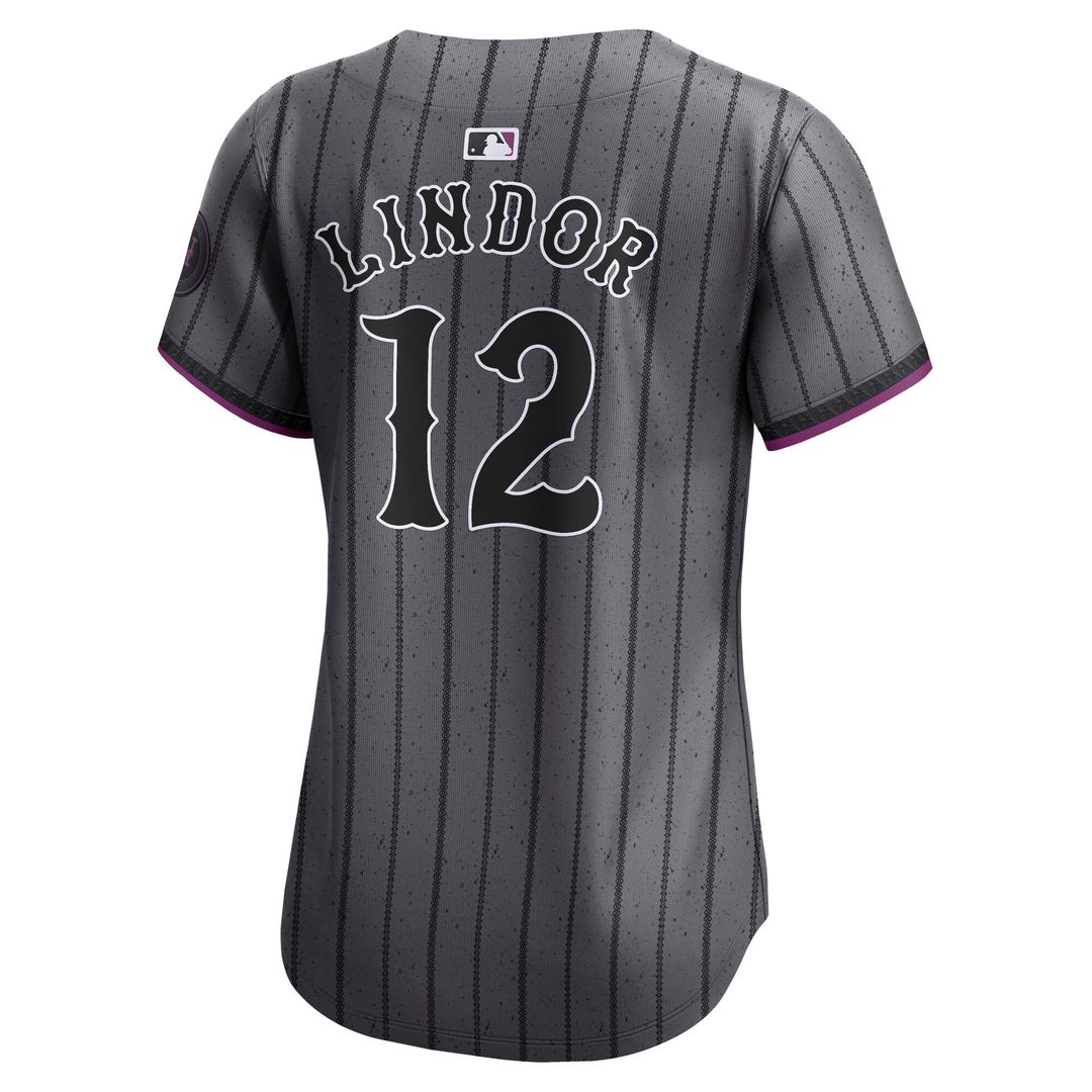 New York Mets Francisco Lindor Women's City Connect Limited Jersey — Gray