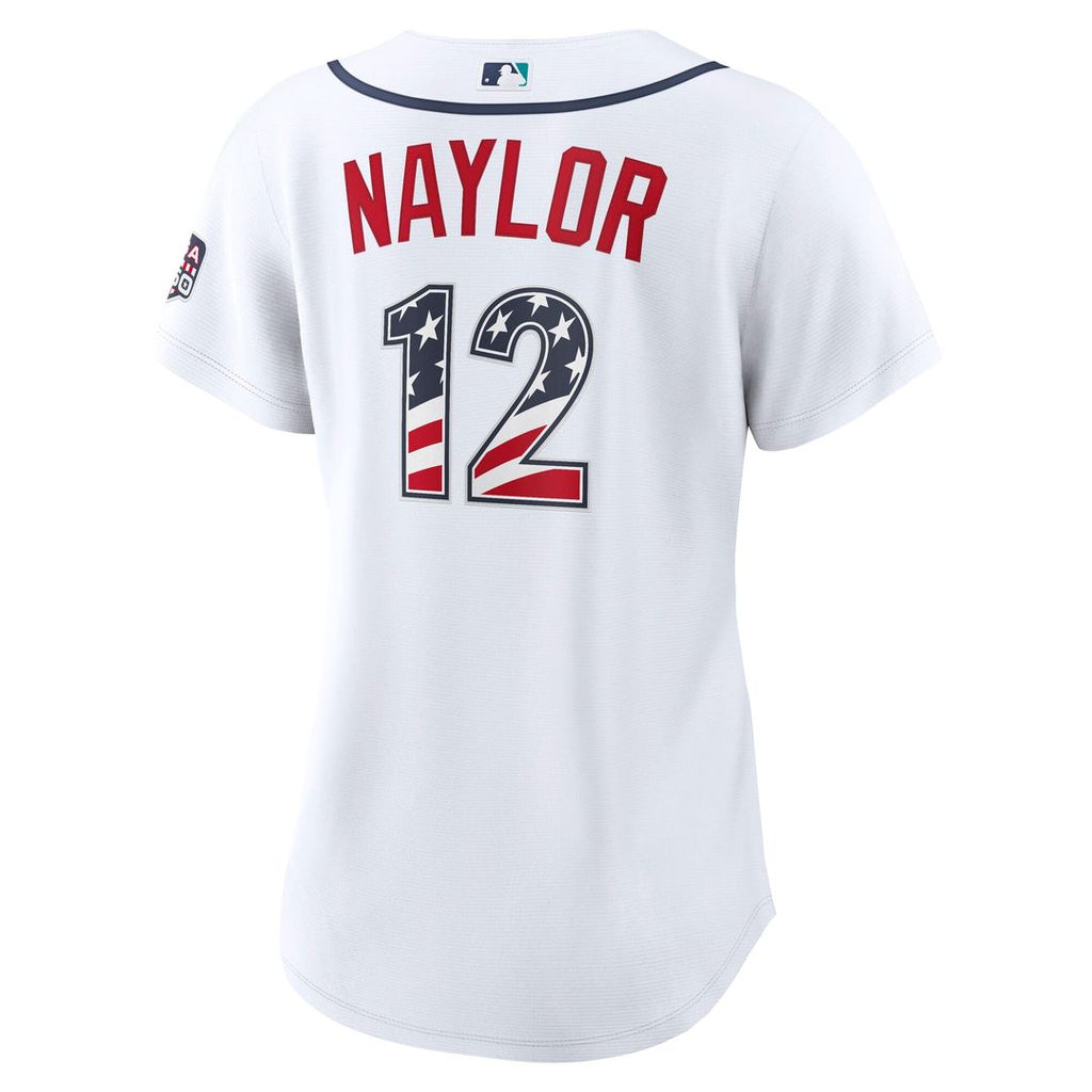 Seattle Mariners Josh Naylor Women's USA 250 Fourth of July Home Stadium Jersey — White