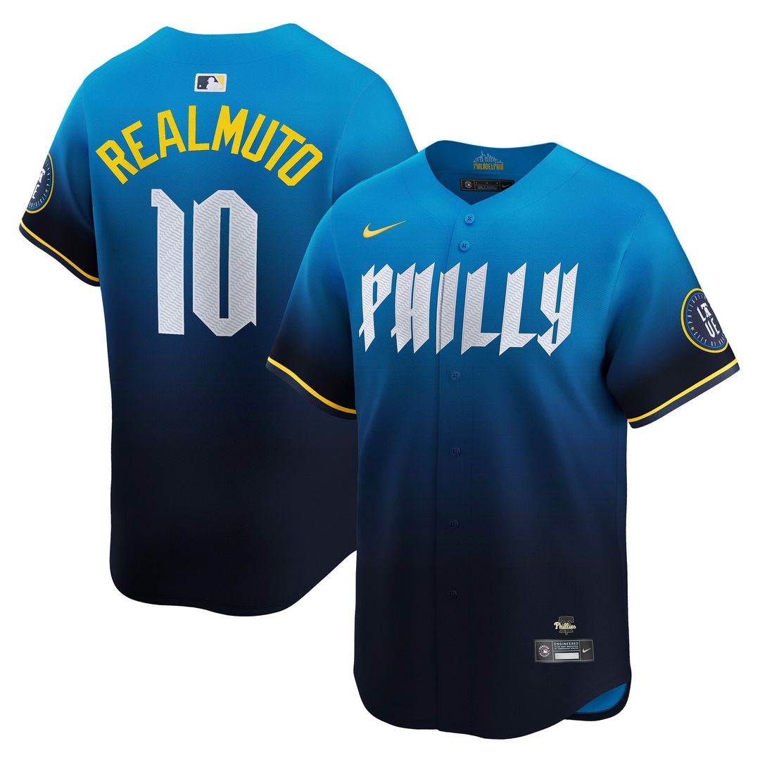 Philadelphia Phillies J.T. Realmuto City Connect Limited Jersey — Navy