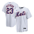 New York Mets David Peterson Home Replica Jersey — White