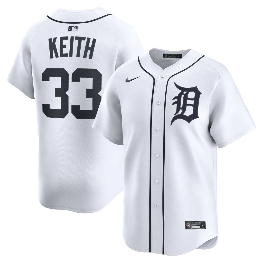 Detroit Tigers Colt Keith Home Limited Jersey — White
