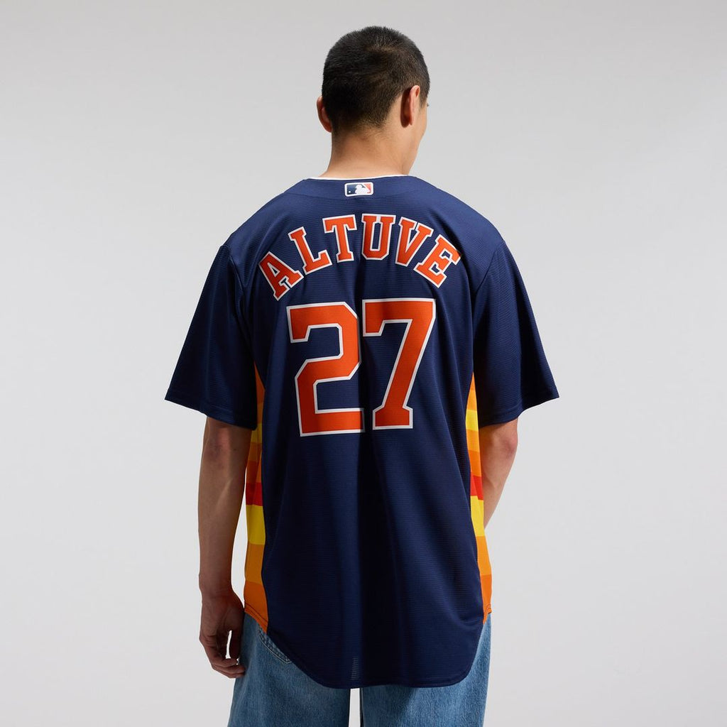 Houston Astros Jose Altuve Alternate 2 Replica Jersey — Navy