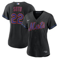 New York Mets Juan Soto Women's Alternate Replica Jersey — Black