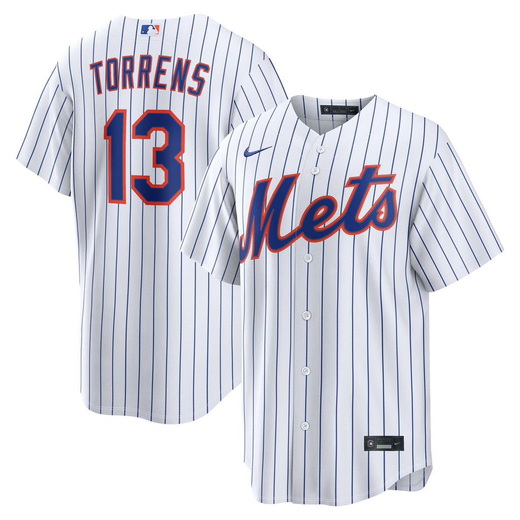 New York Mets Luis Torrens Home Replica Jersey — White