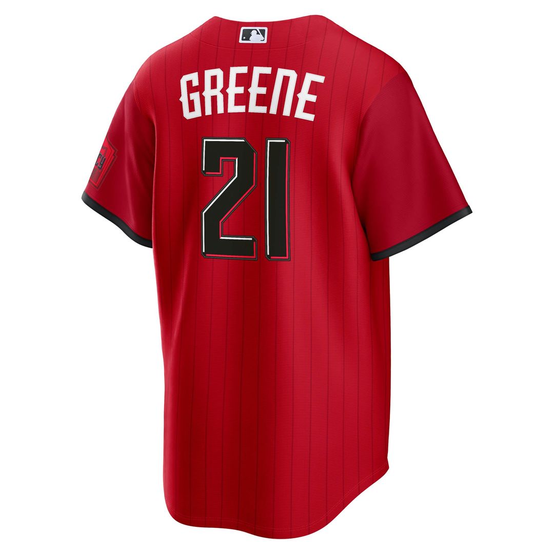 Cincinnati Reds Hunter Greene 2026 City Connect Stadium Jersey — Red