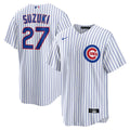 Chicago Cubs Seiya Suzuki Home Replica Jersey — White