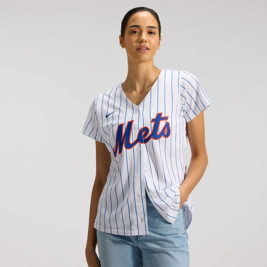 New York Mets Women's Home Replica Team Jersey — White