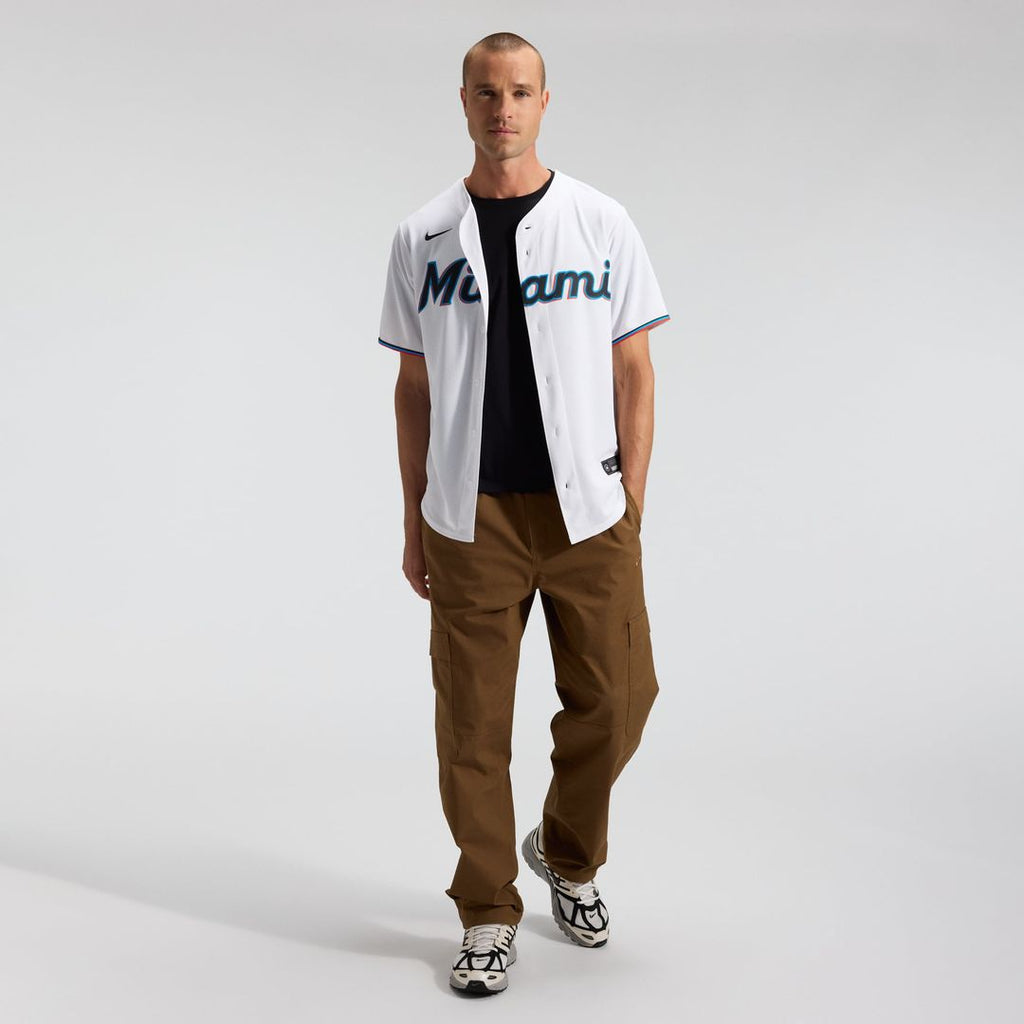 Miami Marlins Home Replica Team Jersey — White
