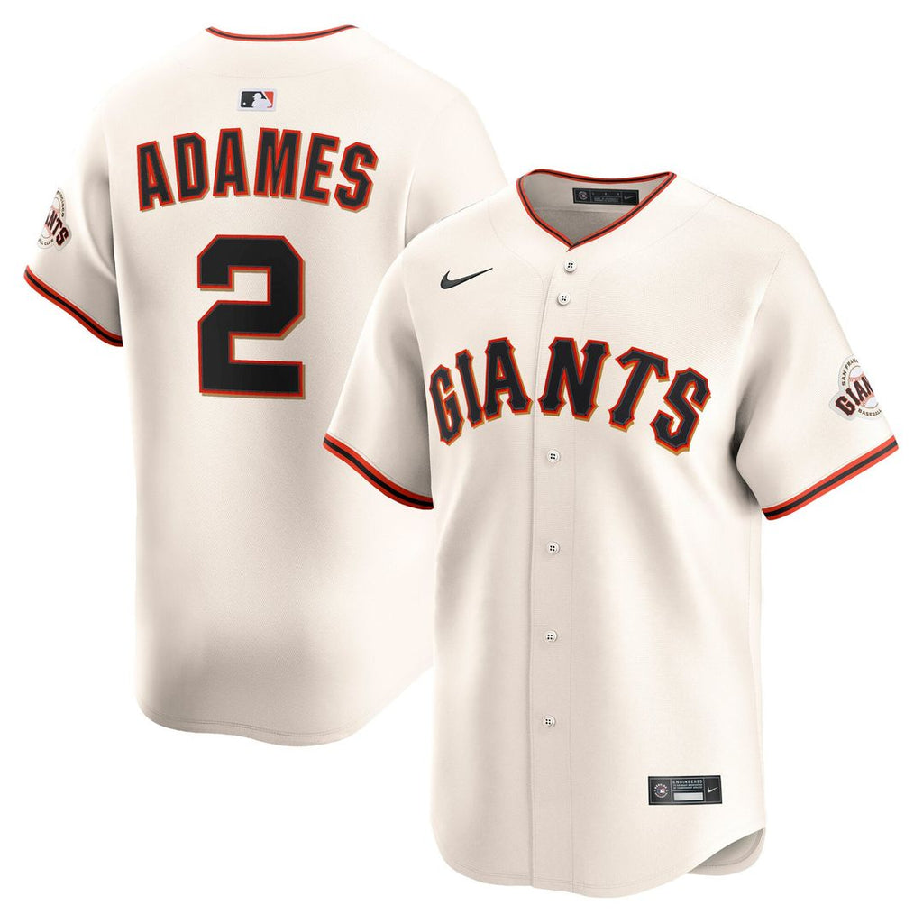 San Francisco Giants Willy Adames Home Limited Jersey — Cream