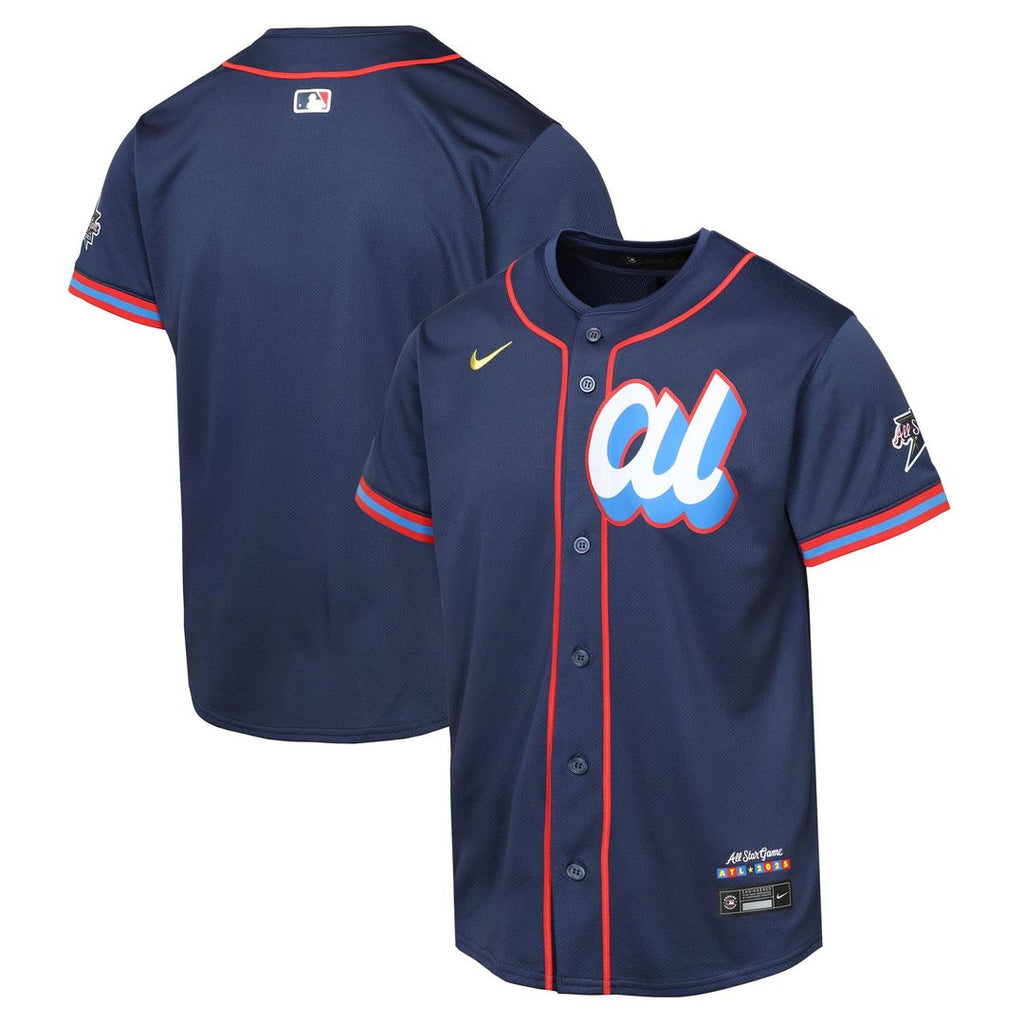 American League Youth 2025 All - Star Edition Limited Jersey — Navy