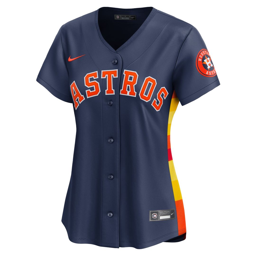 Houston Astros Jose Altuve Women's Alternate Limited Jersey — Navy
