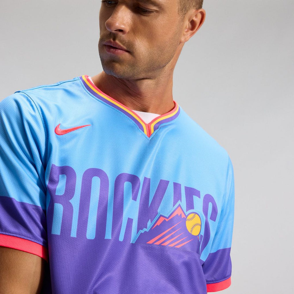 Colorado Rockies 2025 City Connect Limited Jersey — Purple/Light Blue