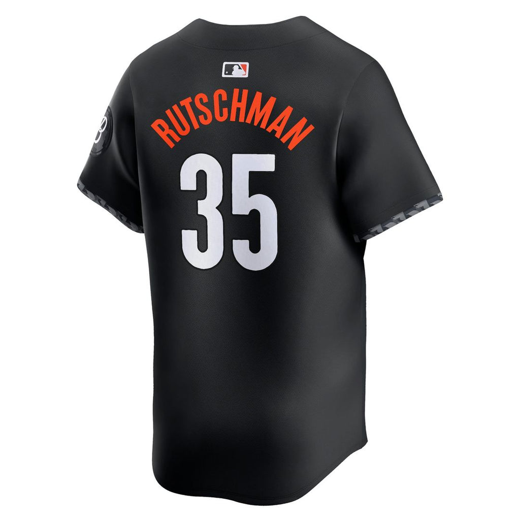 Baltimore Orioles Adley Rutschman City Connect Limited Jersey — Black