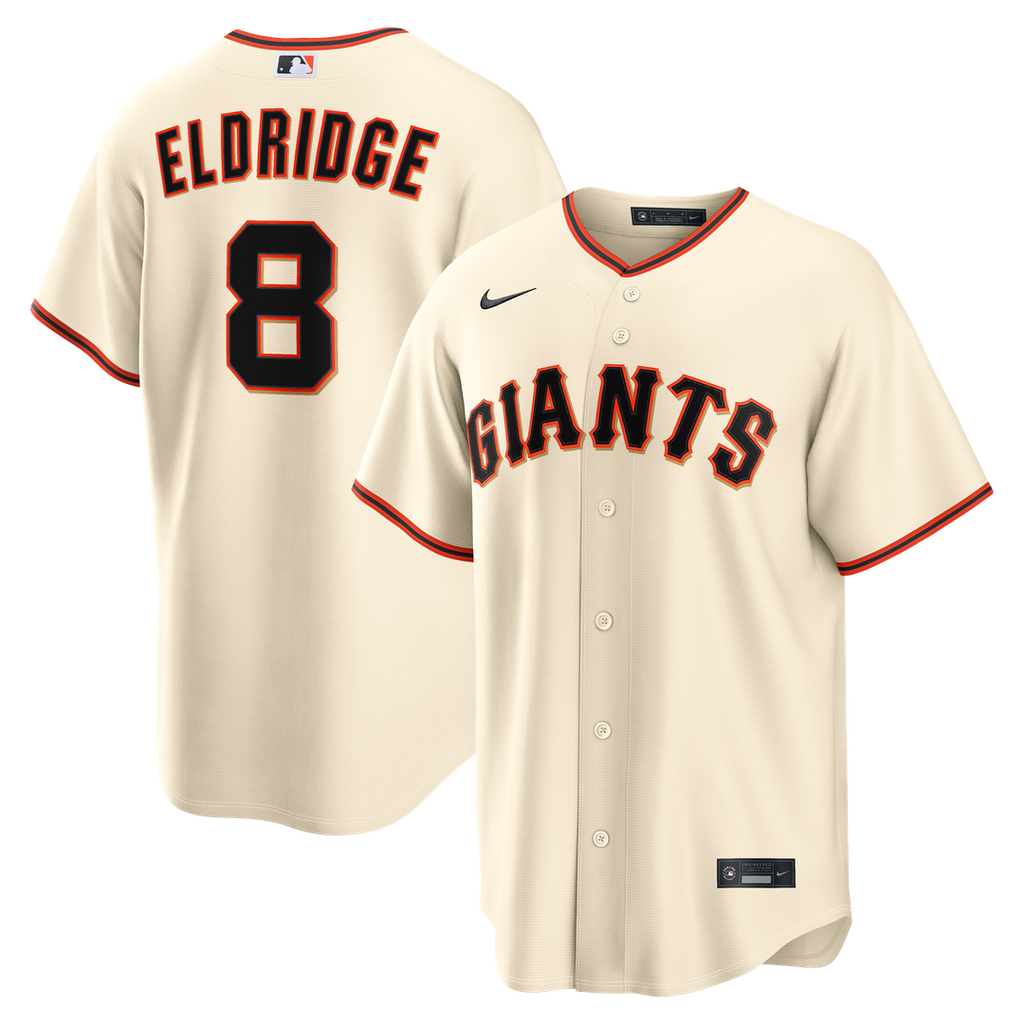San Francisco Giants Bryce Eldridge Home Replica Jersey — Cream