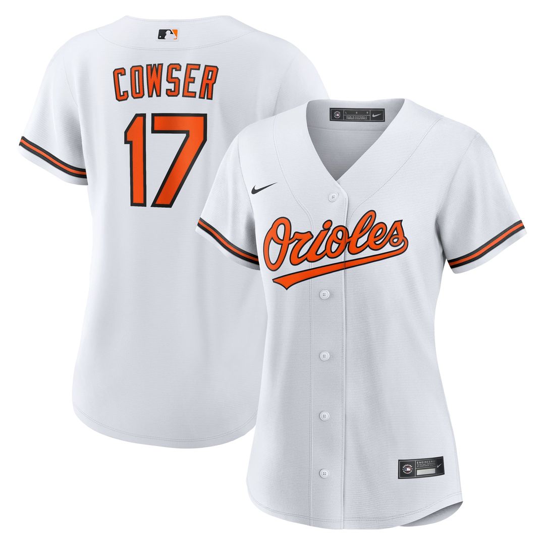 Baltimore Orioles Colton Cowser Women's Home Replica Jersey — White