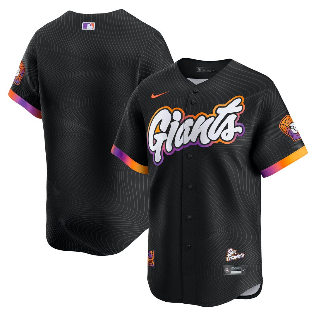 San Francisco Giants 2025 City Connect Limited Jersey — Anthracite