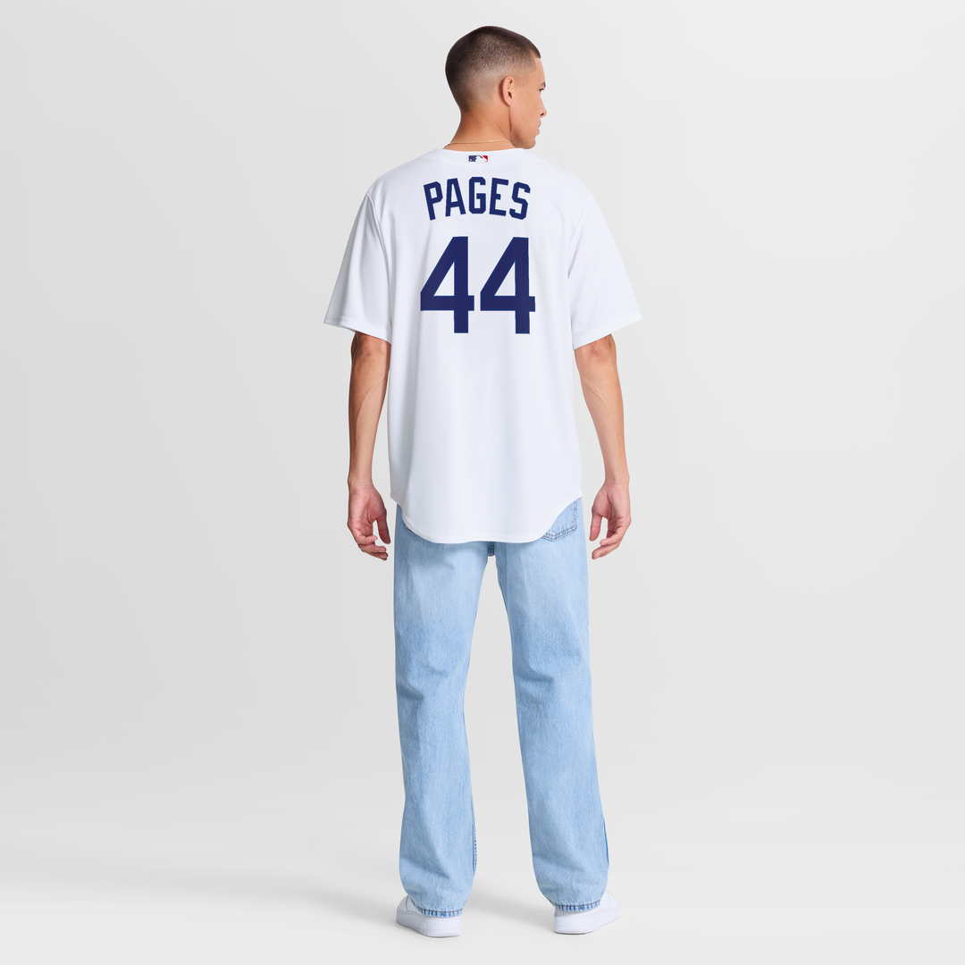 Los Angeles Dodgers Andy Pages Home Replica Jersey — White