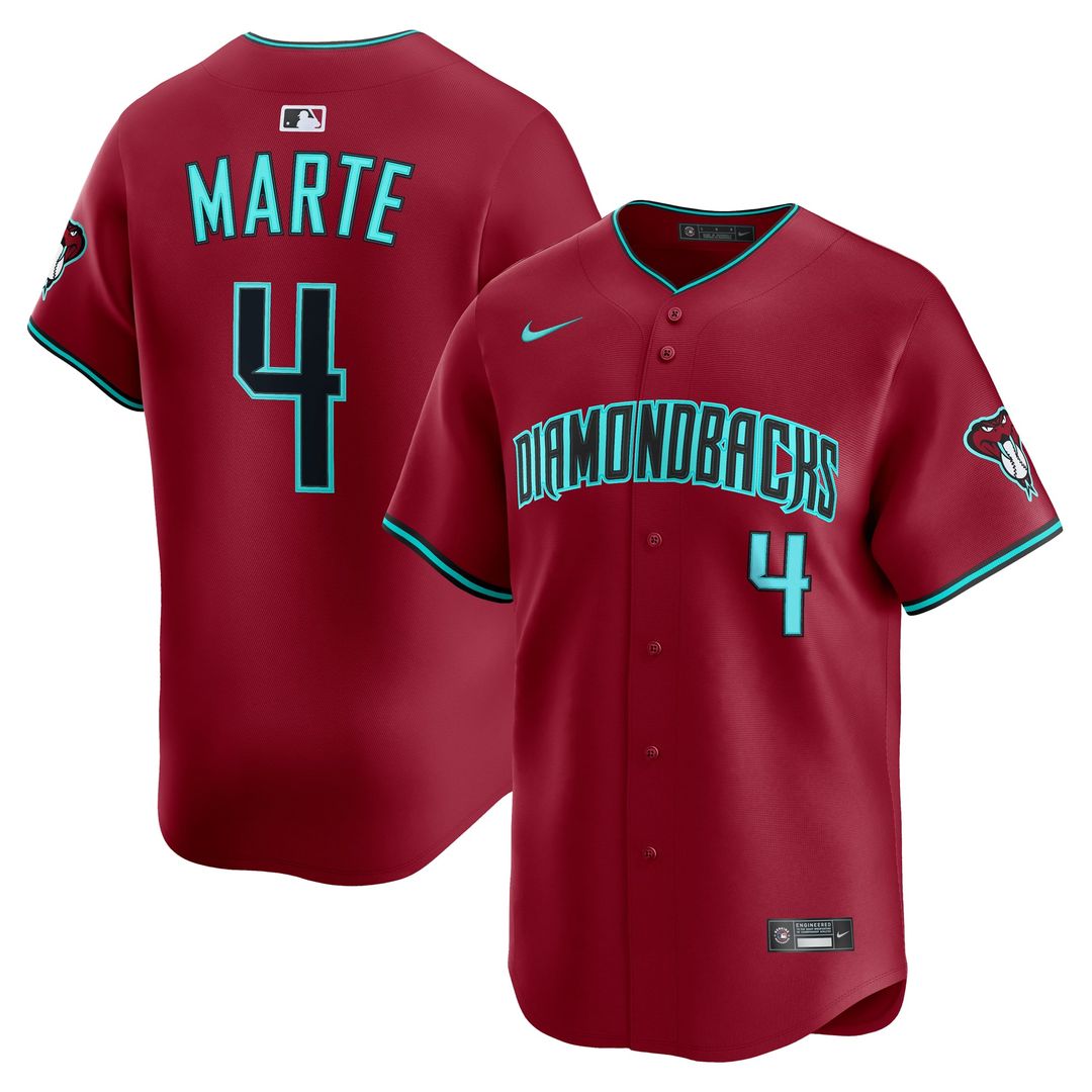 Arizona Diamondbacks Ketel Marte Alternate Limited Jersey — Black