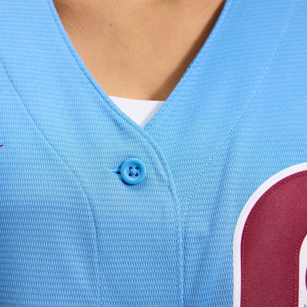 Philadelphia Phillies Ryan Howard Women's Replica Jersey — Light Blue