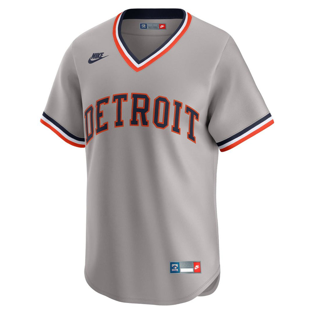 Detroit Tigers Cooperstown Limited Jersey — Gray