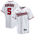Washington Nationals CJ Abrams Home Replica Jersey — White
