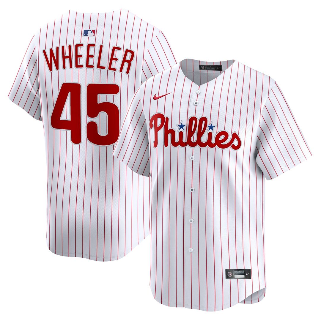 Philadelphia Phillies Zack Wheeler Home Limited Jersey — White