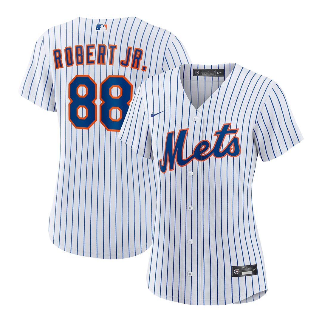 New York Mets Luis Robert Jr. Women's Home Replica Jersey — White