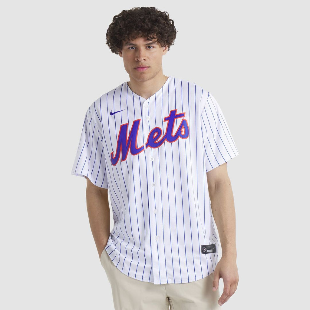 New York Mets Home Replica Team Jersey — White