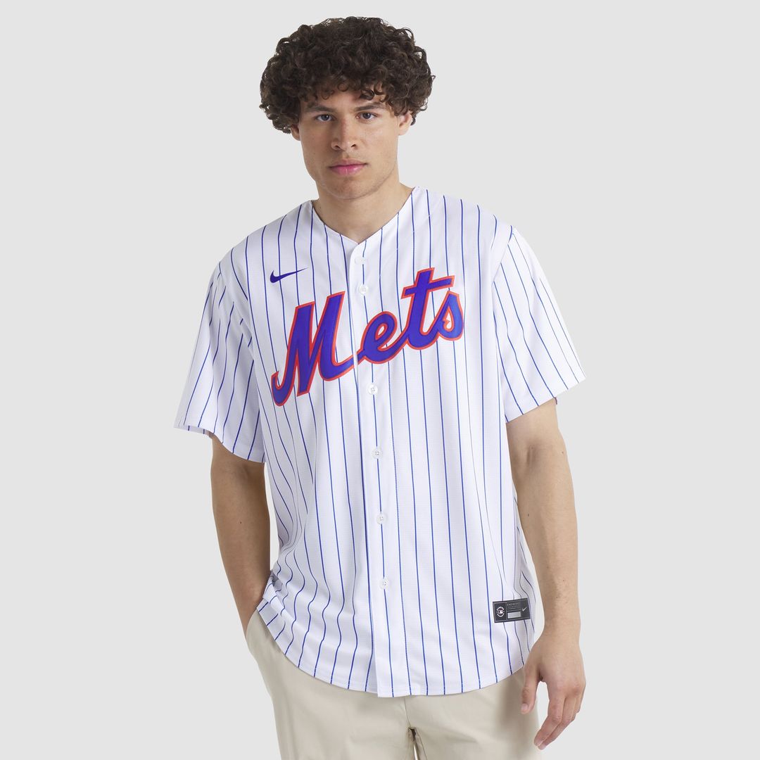 New York Mets Home Replica Team Jersey — White
