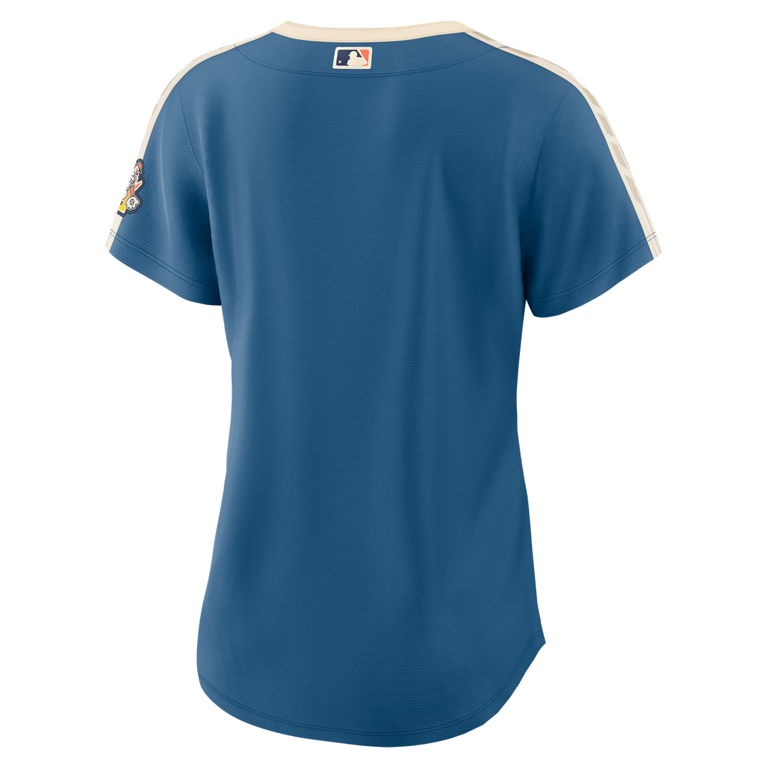 Milwaukee Brewers Women's 2026 City Connect Stadium Jersey — Mineral Blue