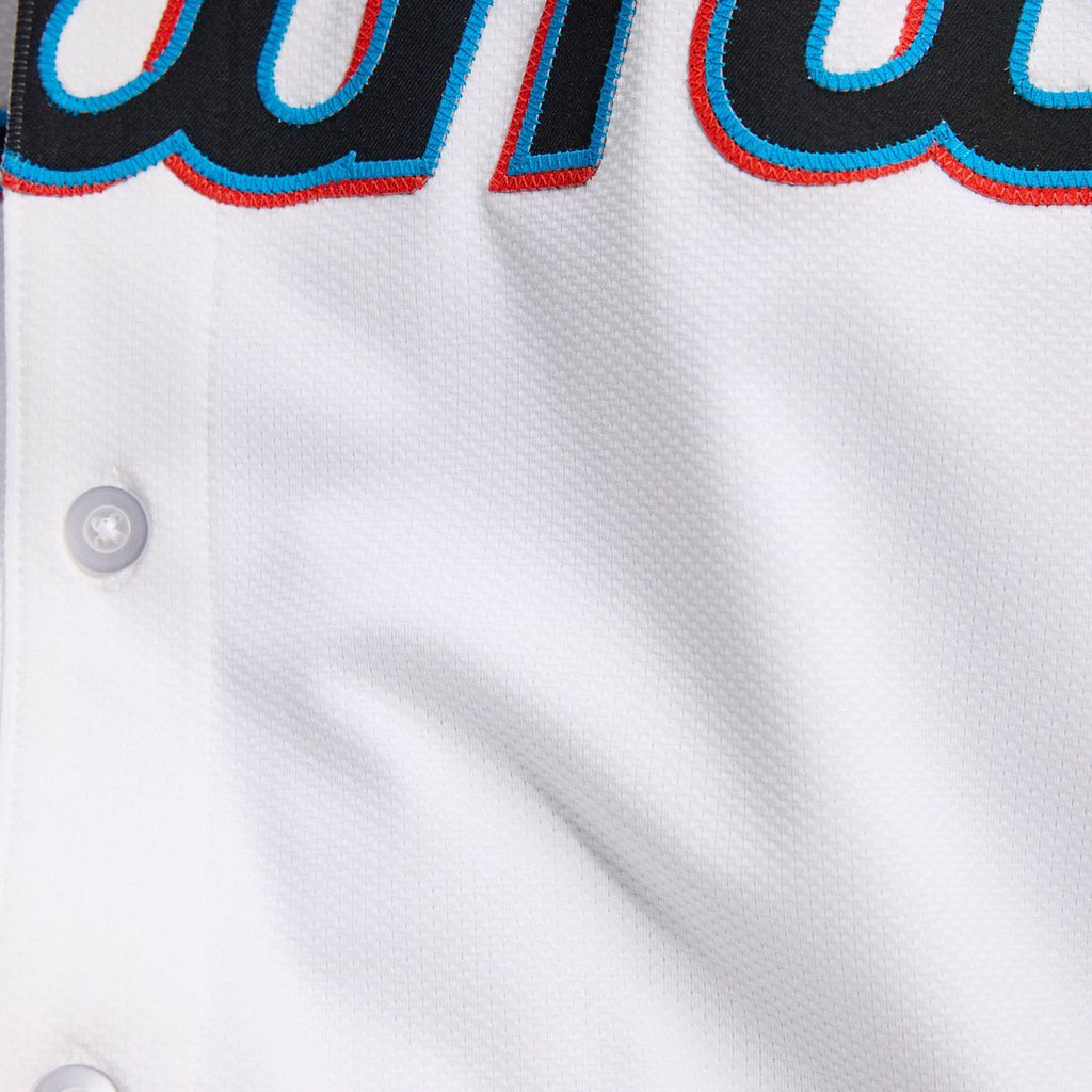Miami Marlins Home Elite Jersey — White