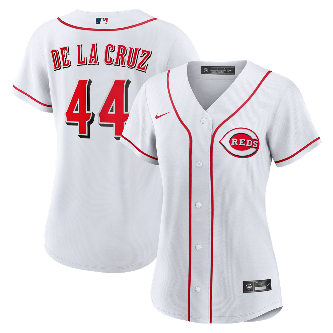 Cincinnati Reds Elly De La Cruz Women's Home Replica Jersey — White