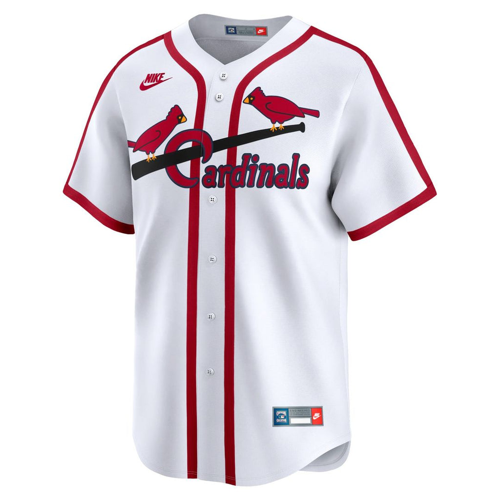 St. Louis Cardinals Cooperstown Limited Jersey — White