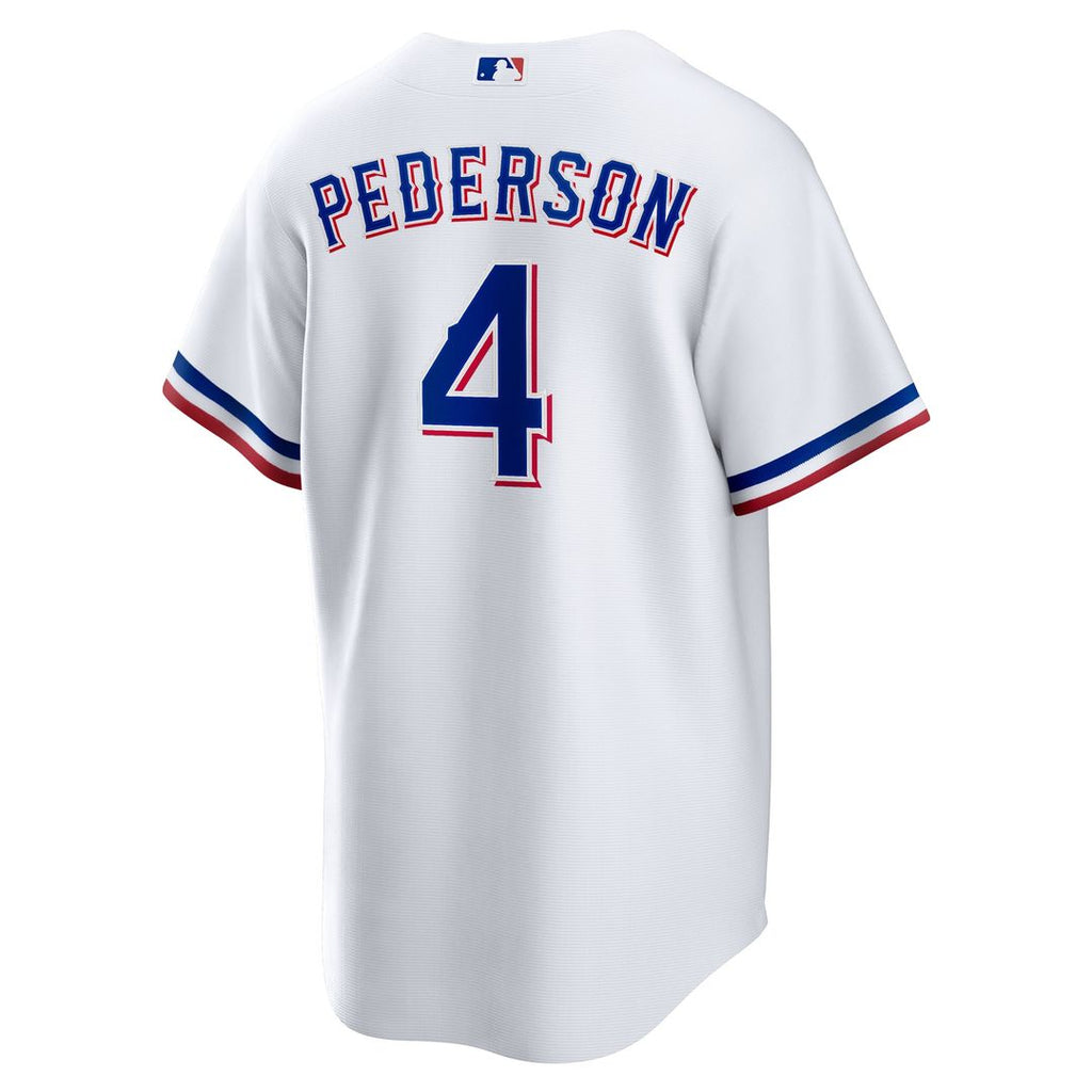 Texas Rangers Joc Pederson Home Replica Jersey — White