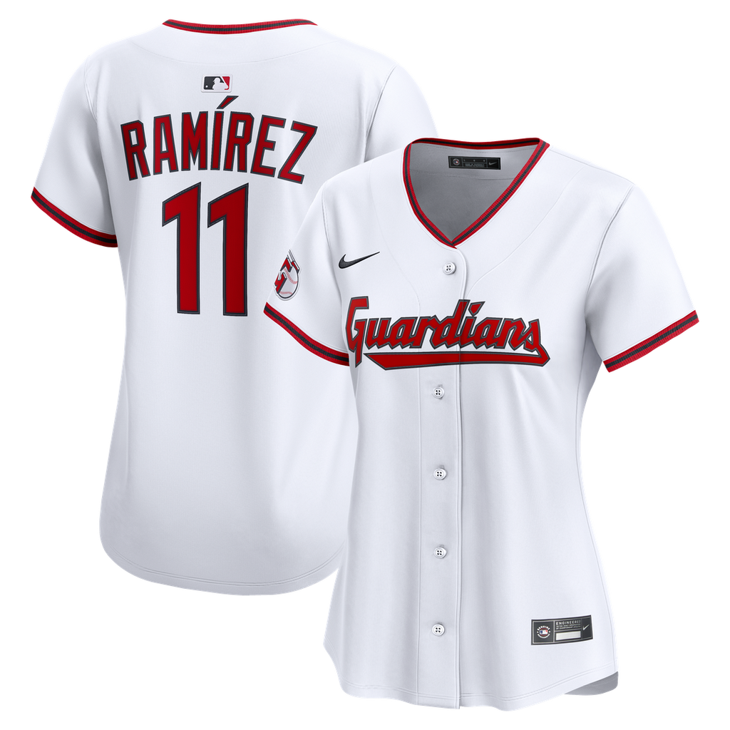 Cleveland Guardians José Ramírez Women's Home Limited Jersey — White
