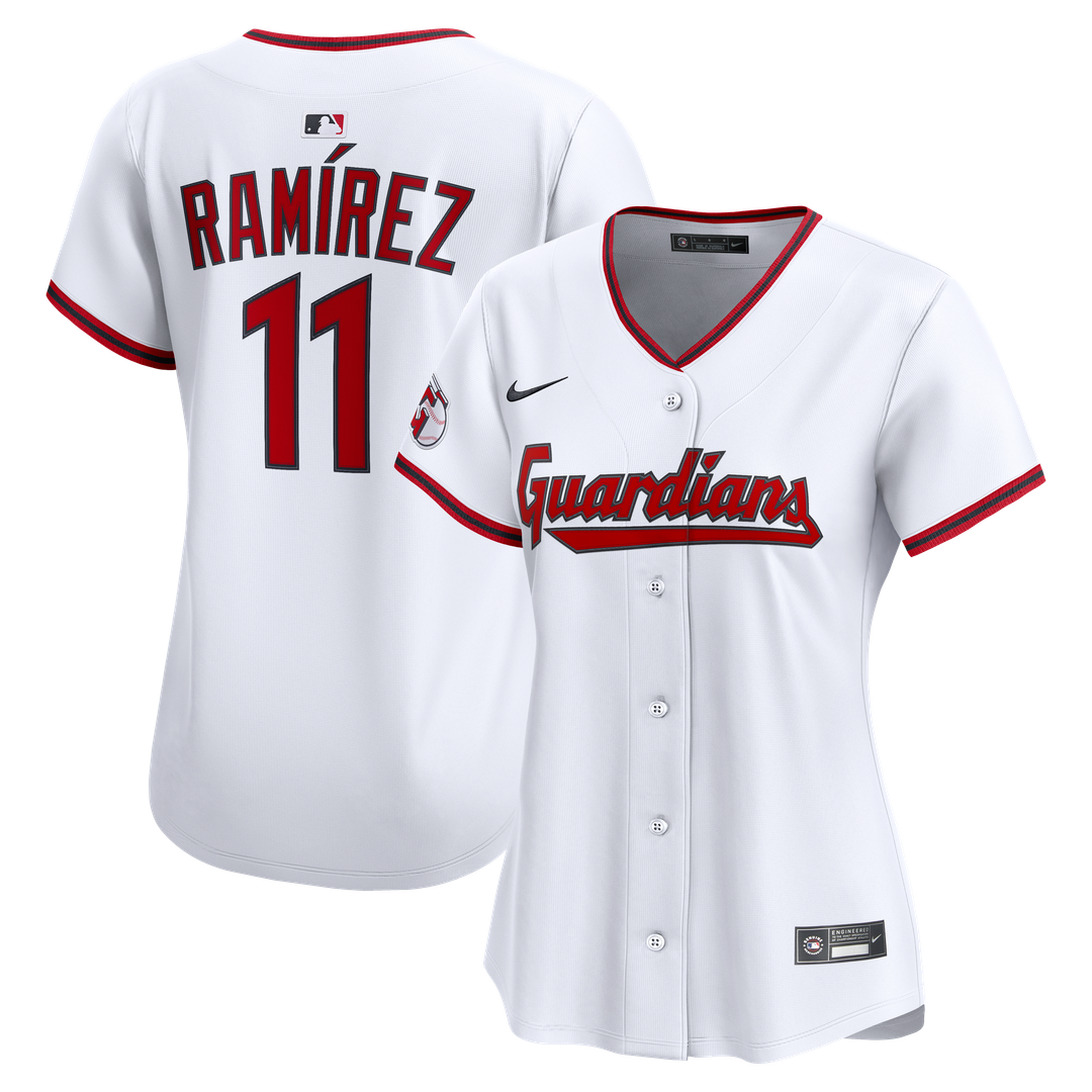 Cleveland Guardians José Ramírez Women's Home Limited Jersey — White