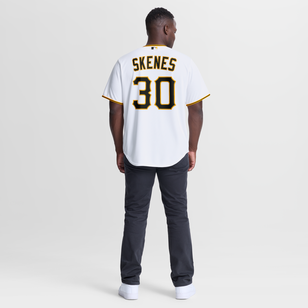 Pittsburgh Pirates Paul Skenes Home Replica Jersey — White