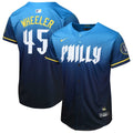 Philadelphia Phillies Zack Wheeler Youth 2024 City Connect Limited Jersey — Blue
