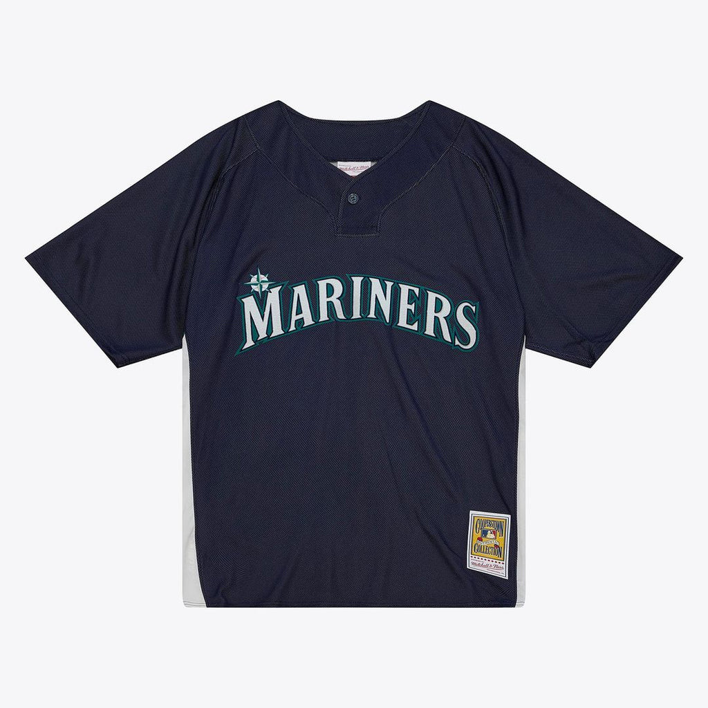 Seattle Mariners Ichiro Suzuki Big & Tall Cooperstown Mesh Batting Practice Jersey — Navy