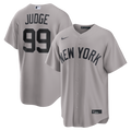 New York Yankees Aaron Judge Road Replica Jersey — Gray
