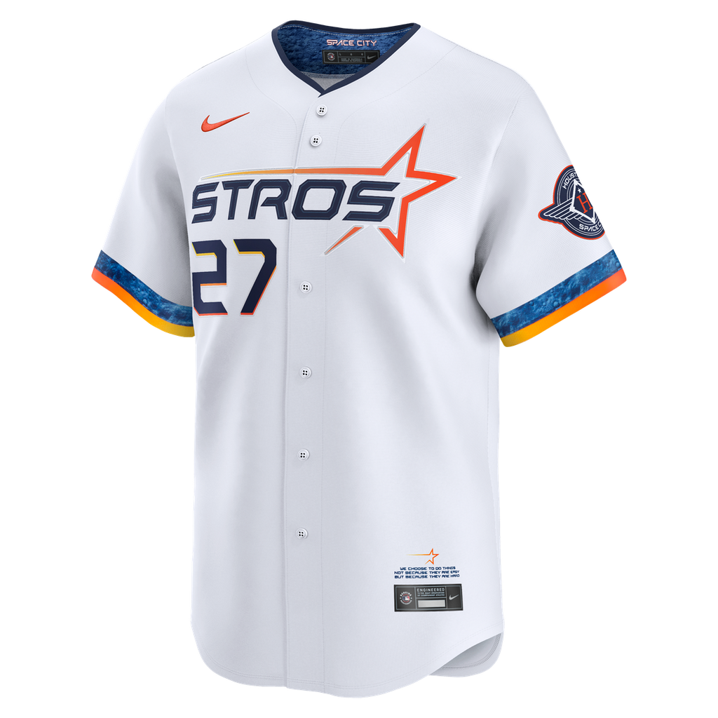 Houston Astros Jose Altuve 2025 City Connect Limited Jersey — White
