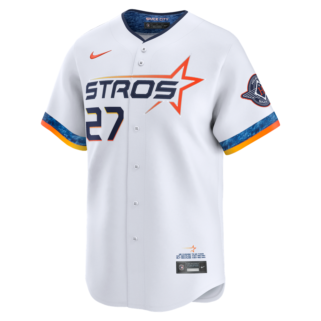 Houston Astros Jose Altuve 2025 City Connect Limited Jersey — White