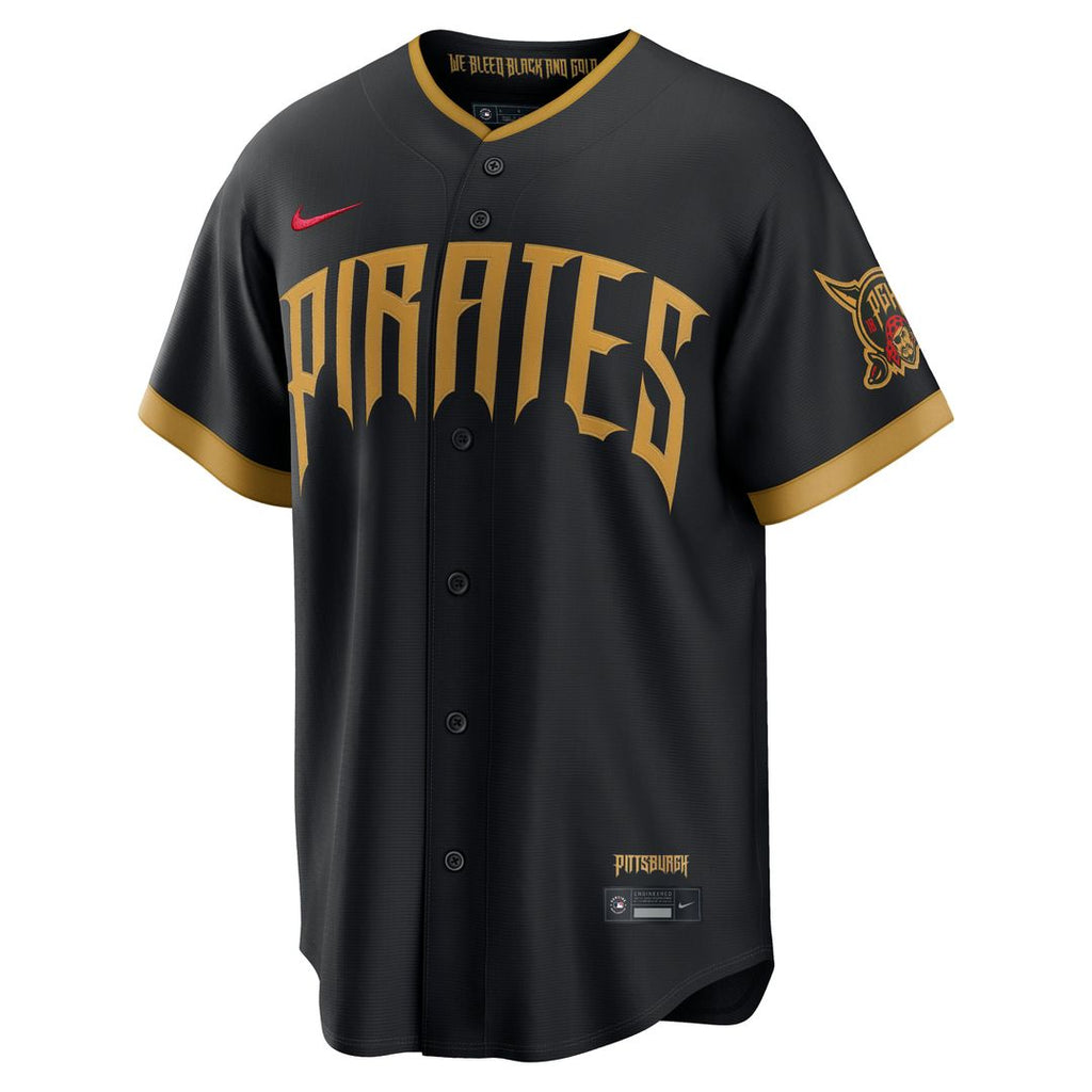 Pittsburgh Pirates Bryan Reynolds 2026 City Connect Stadium Jersey — Black