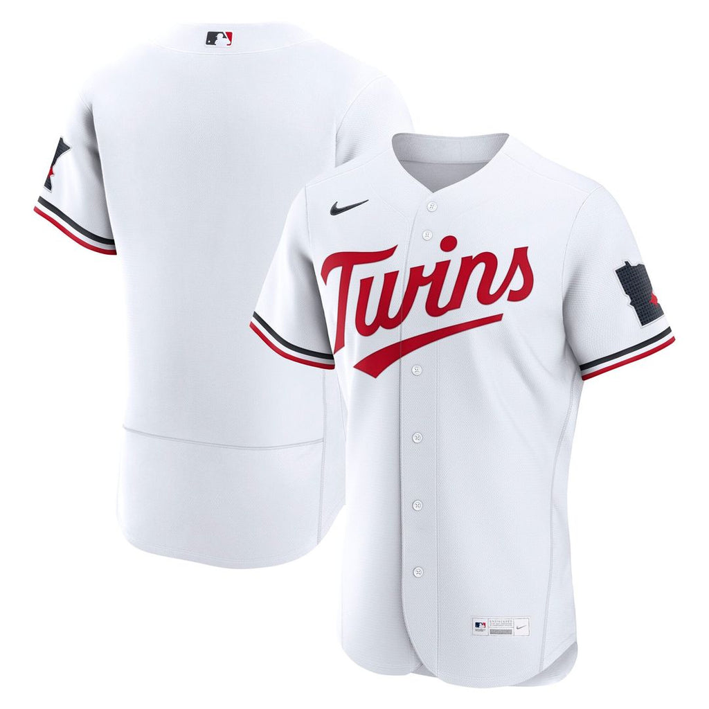 Minnesota Twins Home Authentic Jersey — White