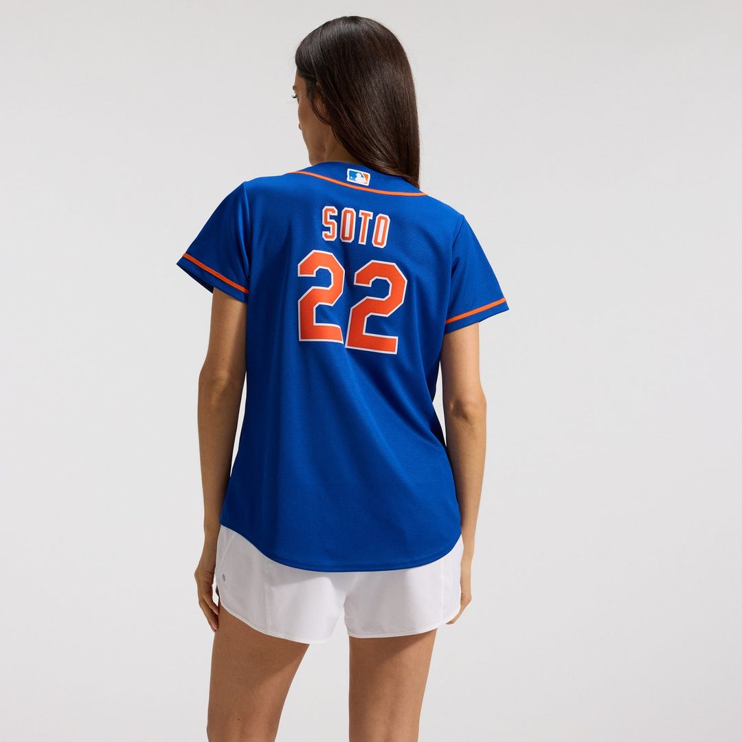 New York Mets Juan Soto Women's Alternate Replica Baseball Jersey — Royal