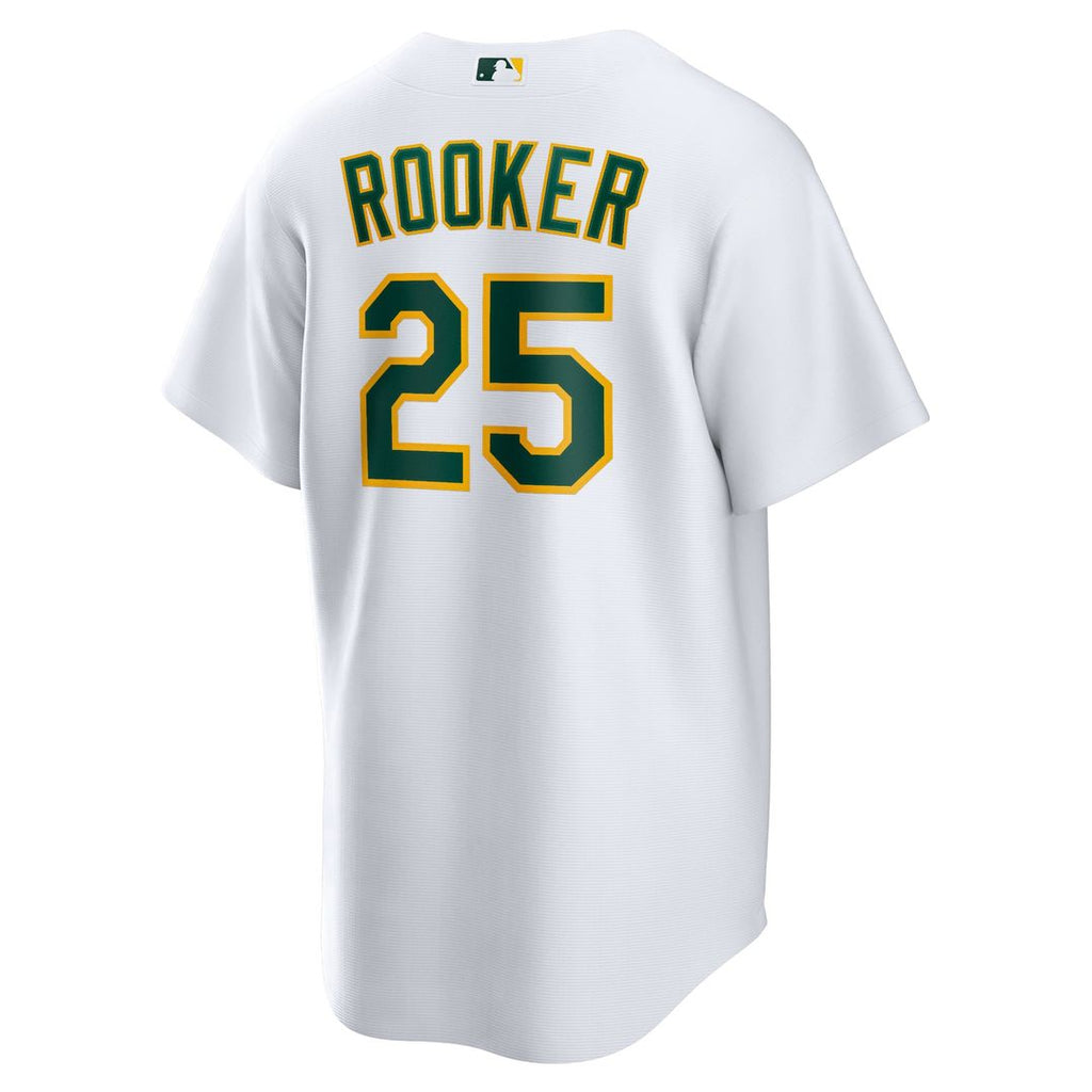 Athletics Brent Rooker Home Replica Jersey — White