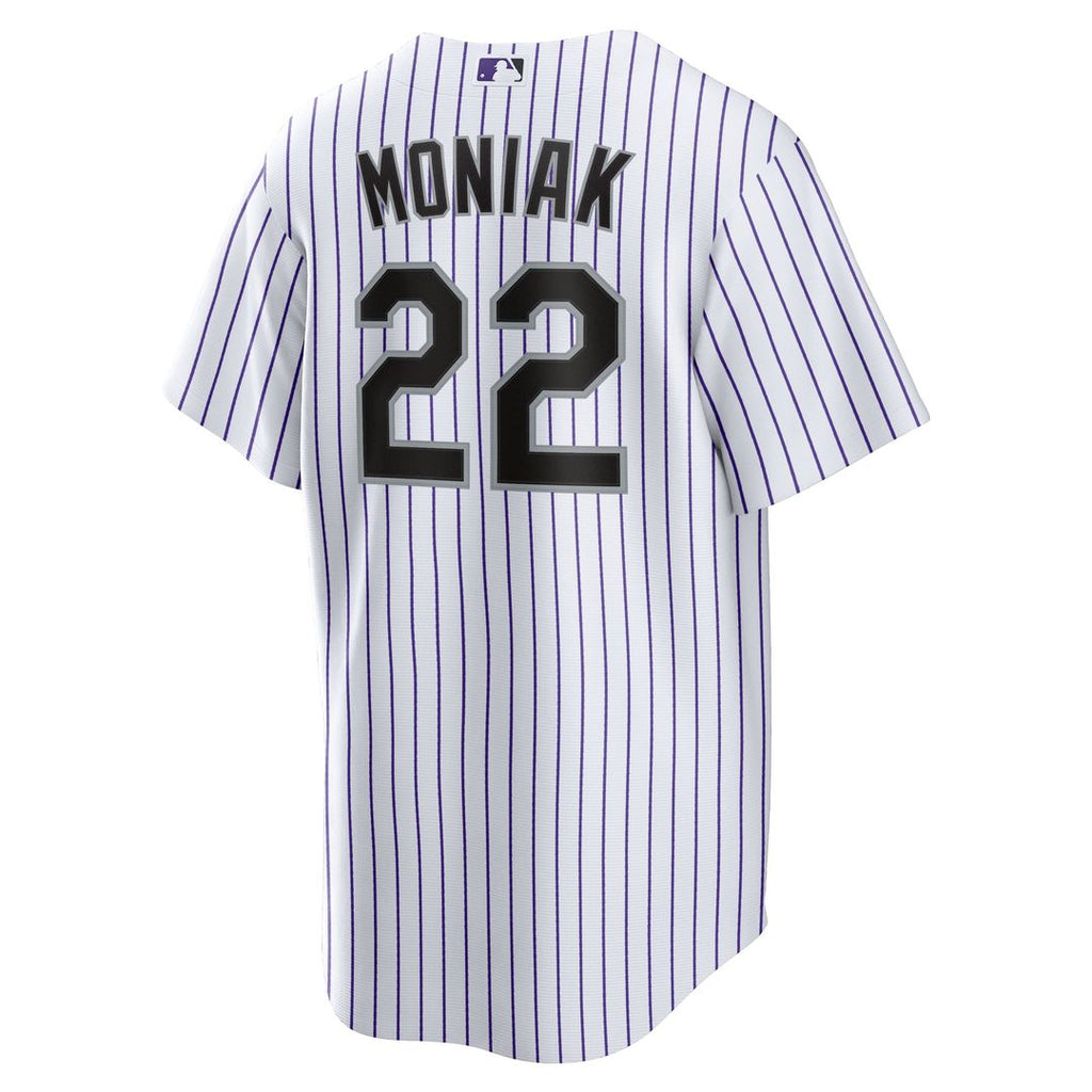 Colorado Rockies Mickey Moniak Home Replica Jersey — White