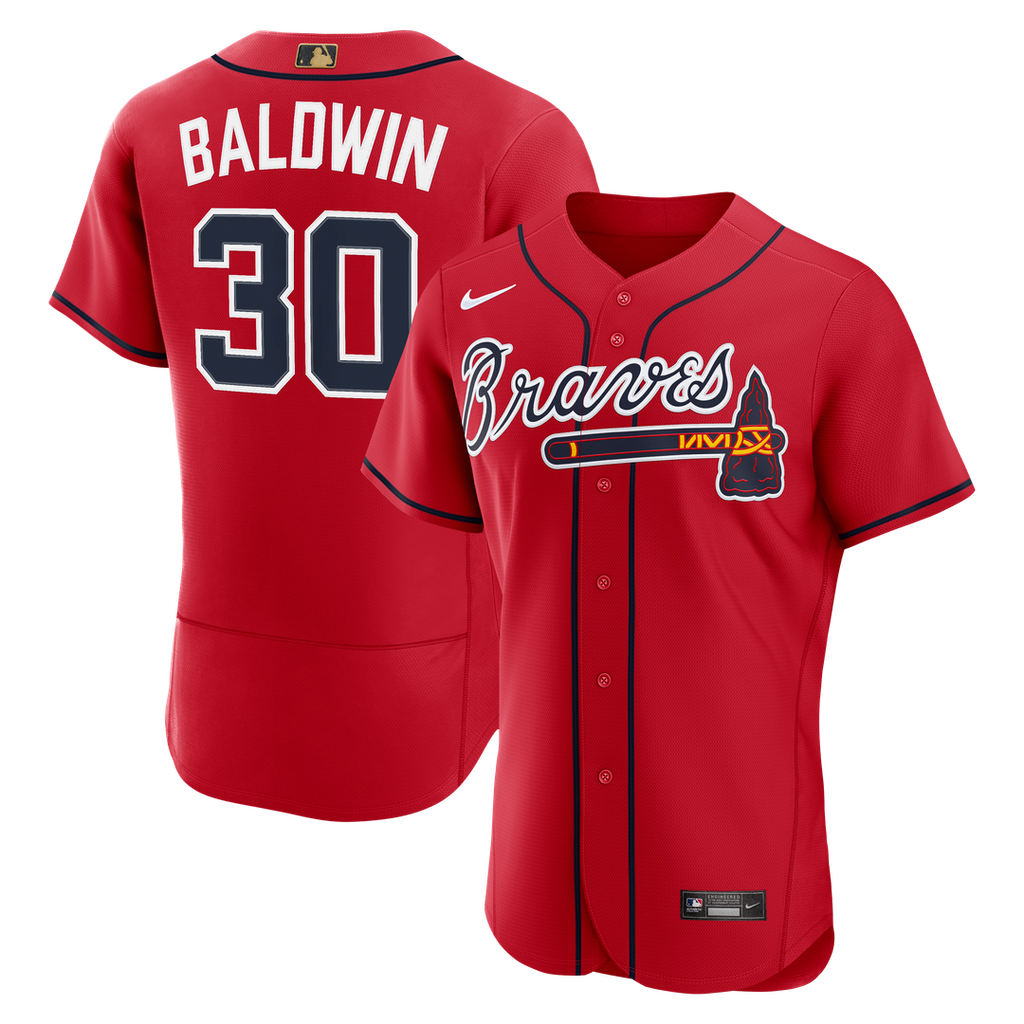 Atlanta Braves Drake Baldwin MLB Awards Authentic Jersey — Red